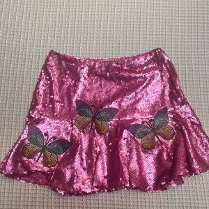 Judith March - Social Butterfly Sequin Skirt